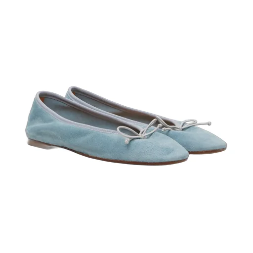 Aeyde Bow Detailed Slip-On Flats