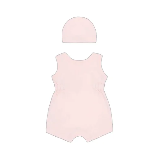 Sleeveless Bodysuit And Hood Two-Piece Set