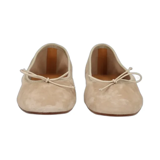 Aeyde Tiby Bow Detailed Slip-On Flat Shoes