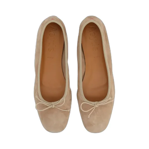 Aeyde Tiby Bow Detailed Slip-On Flat Shoes