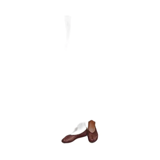 Tee Perforated Leather Ballet Flats