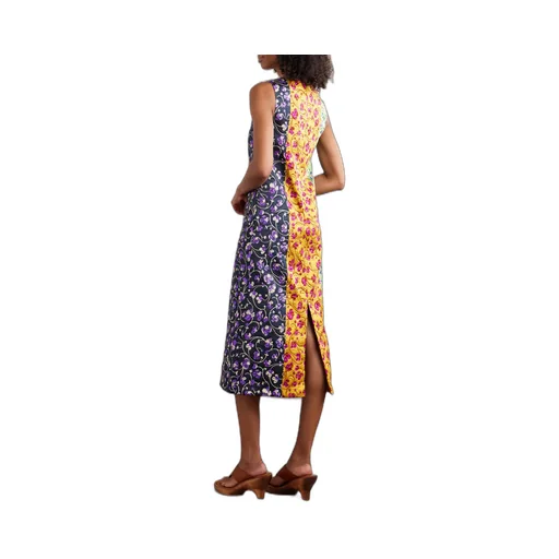 Patchwork Embroidered Dress