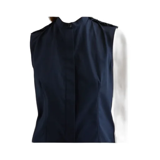 Cotton Poplin Ruffle Top