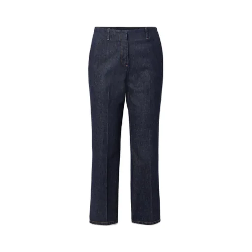 High-Waisted Flared Jeans