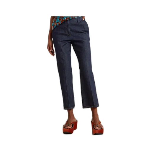 High-Waisted Flared Jeans