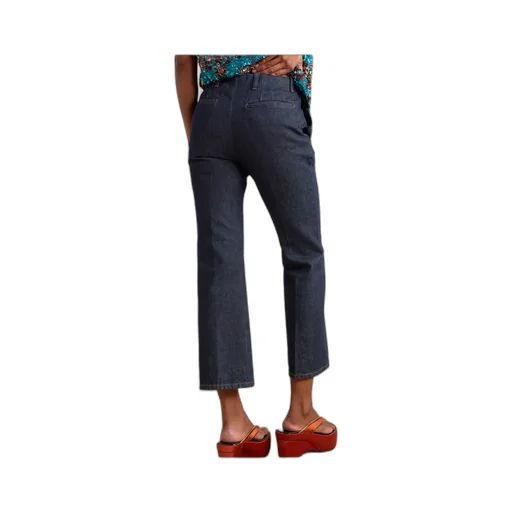 High-Waisted Flared Jeans