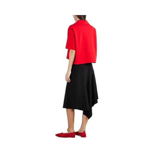 Short Crepe Polo Shirt