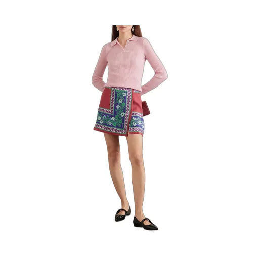 Foulard Floral Mini Skirt