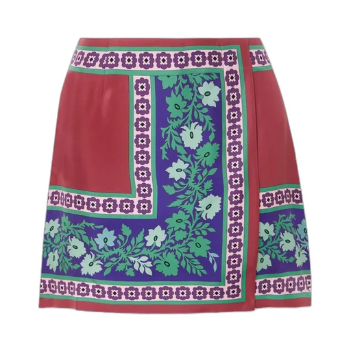 Foulard Floral Mini Skirt