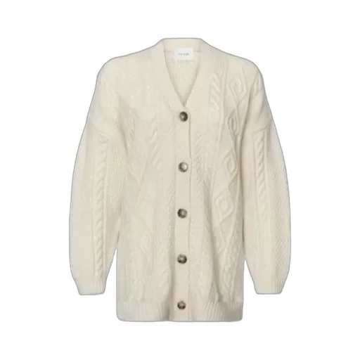 Cable-Knit Merino Cardigan