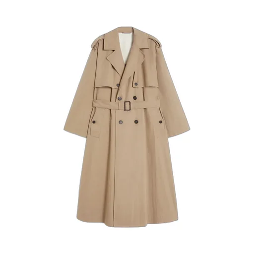 Long-Sleeved Trench Coat