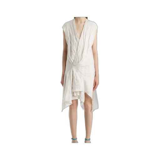 Khaite Merith Cap-Sleeved Mini Dress