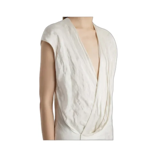 Khaite Merith Cap-Sleeved Mini Dress