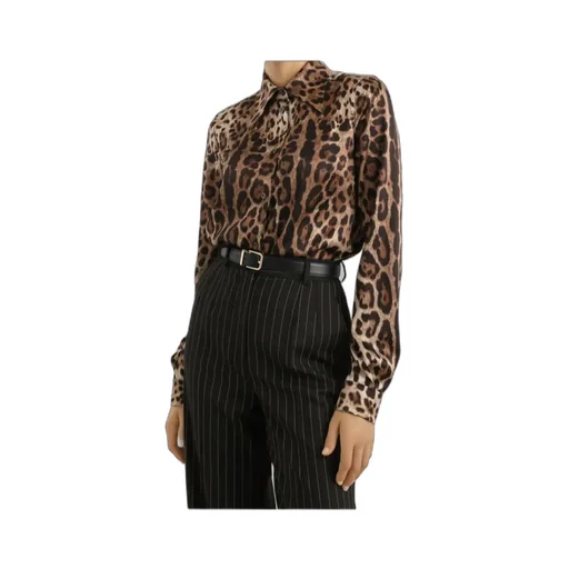Dolce & Gabbana Leopard Printed Shirt