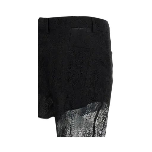 Giuseppe Di Morabito Lace-Detailed Flared Trousers