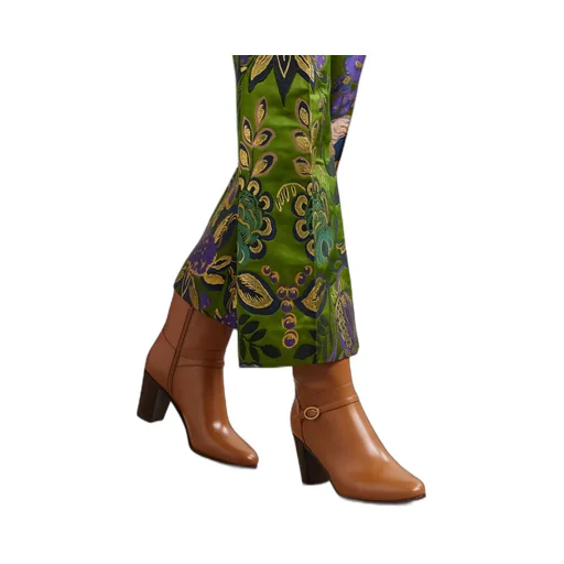 80Mm Leather Ankle Boots