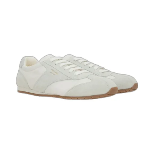 Prada Logo-Detailed Lace-Up Sneakers