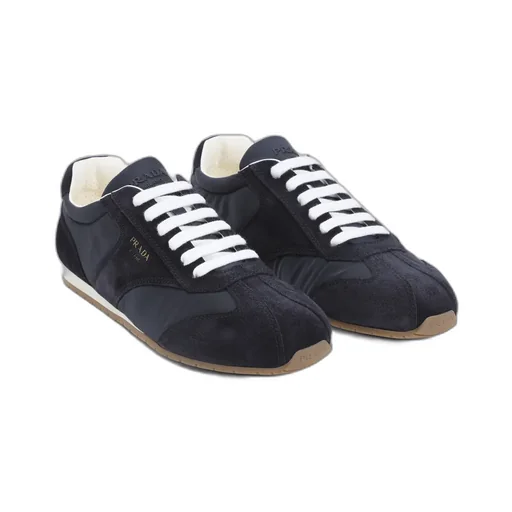 Prada Logo-Detailed Lace-Up Sneakers