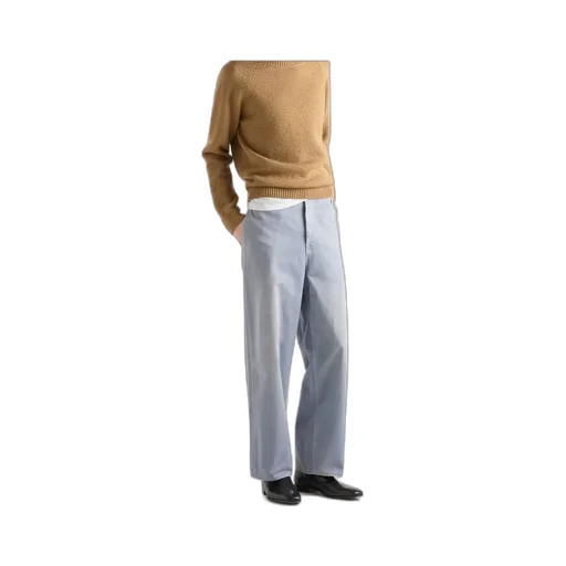 Prada Logo-Patch Chino Trousers