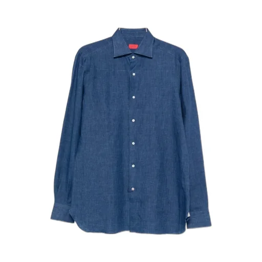 Long-Sleeved Denim Shirt