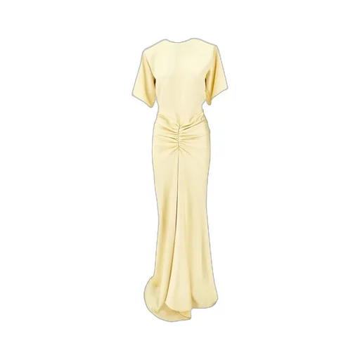 Short-Sleeved Round-Neck Dress