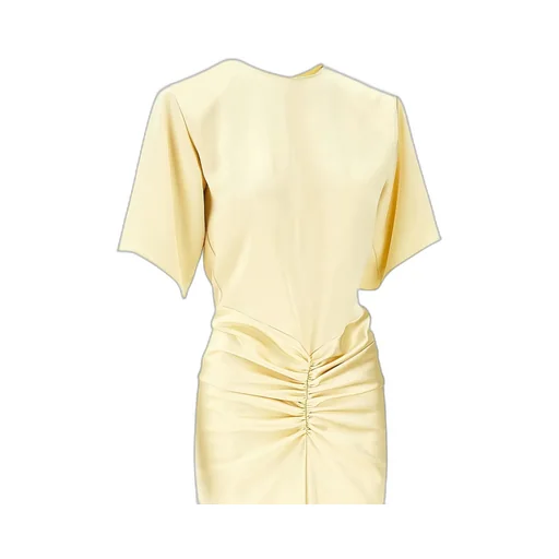 Short-Sleeved Round-Neck Dress