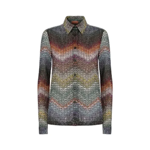 Missoni Sequin Mixed Lamé Shirt