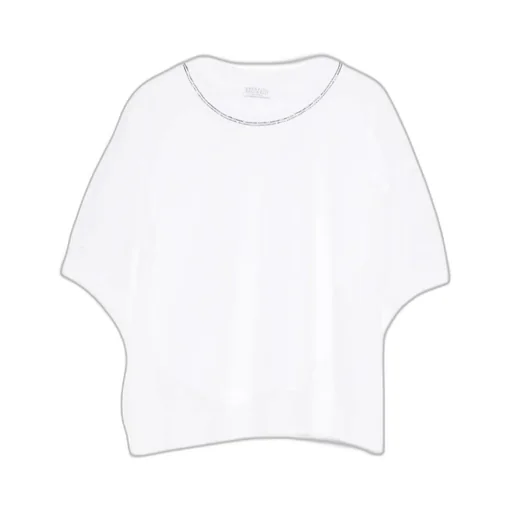 Collar-Embellishment T-Shirt
