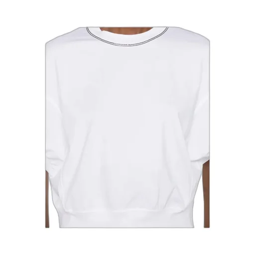 Collar-Embellishment T-Shirt