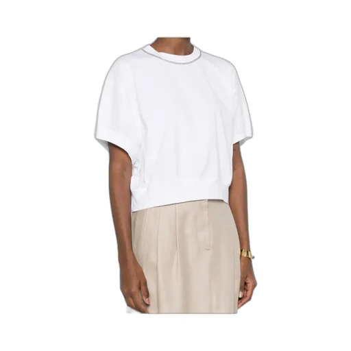 Collar-Embellishment T-Shirt