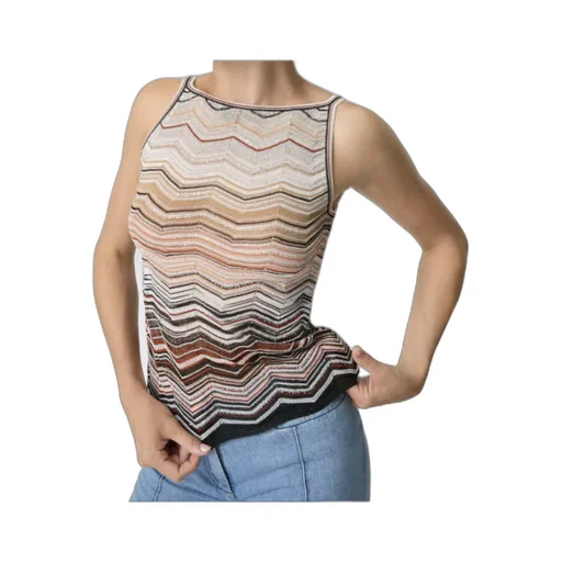 Missoni Chevron Lamé Tank Top