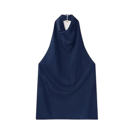 Satin Halterneck Top