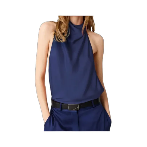 Satin Halterneck Top