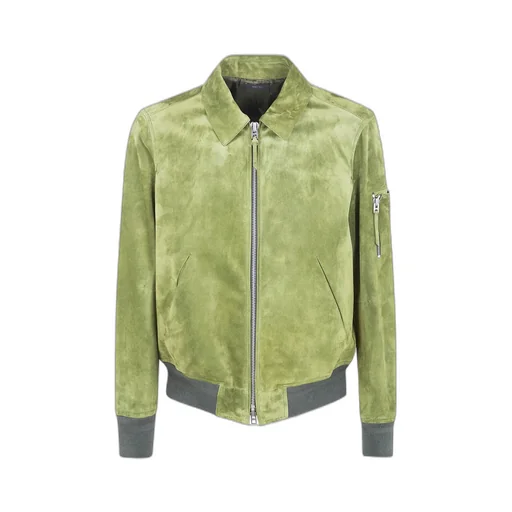 Tom Ford	Zipped Leather Bomber Jacket