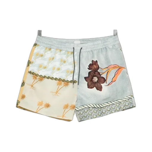 Paul Smith Floral-Print Clear Blue Sea Swim Shorts