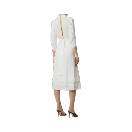Ruffled Shirt Dress