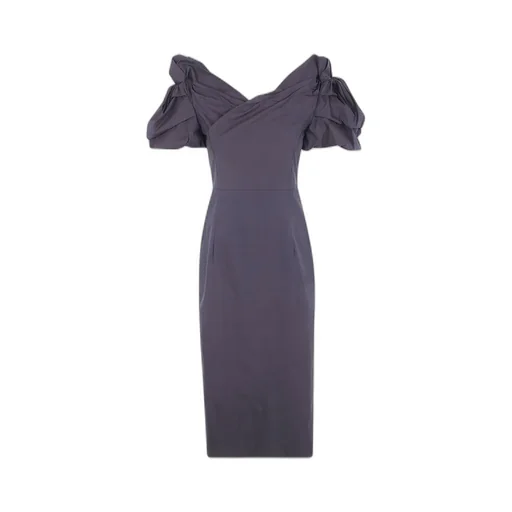 Puffed Sleeve Dress