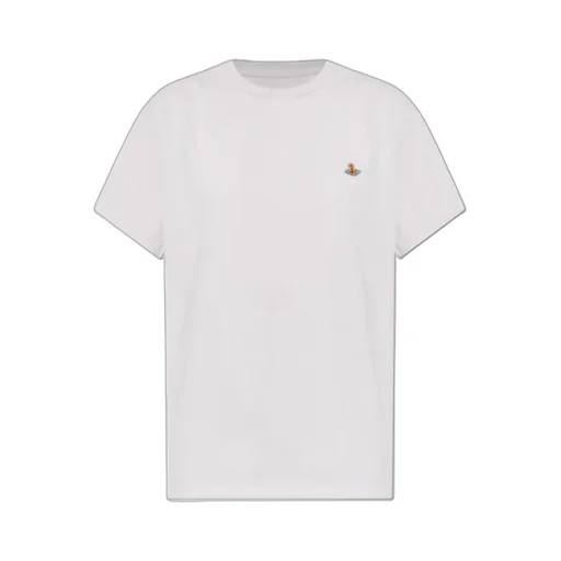 Vivienne Westwood Logo Embroidered Crewneck T-Shirt