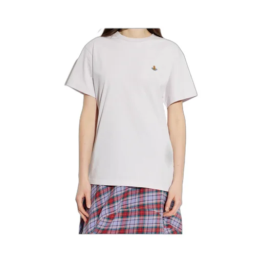 Vivienne Westwood Logo Embroidered Crewneck T-Shirt