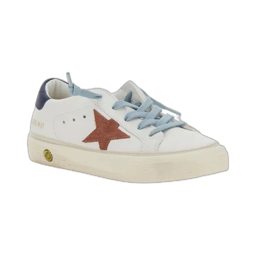 Golden Goose Kids May Star Patch Sneakers