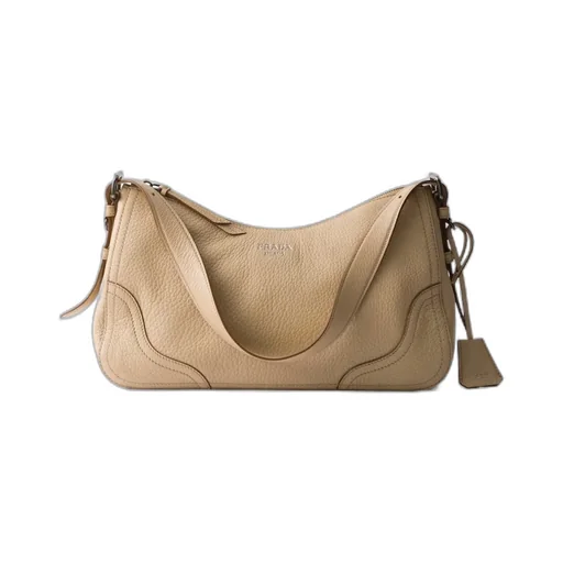 Prada AimÈE Large Leather Shoulder Bag