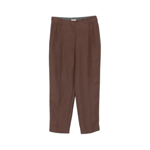 Pleated-Details Trousers