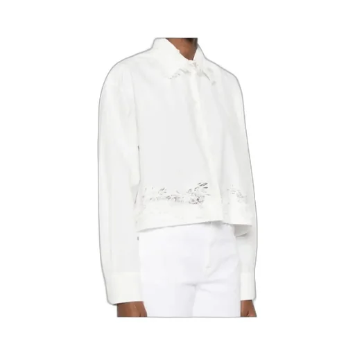 Lace-Detail Shirt