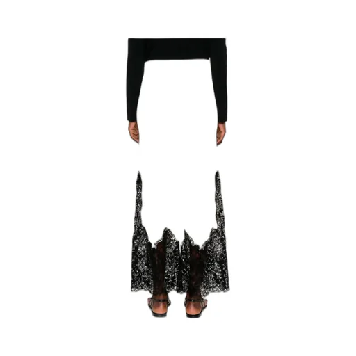 Lace-Detail Trousers