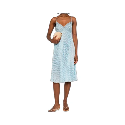 Embroidered Strap Dress