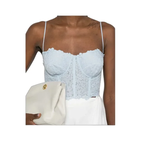 Lace Spaghetti-Strap Top