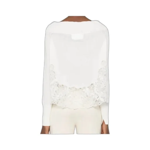 Lace-Detail Sweater