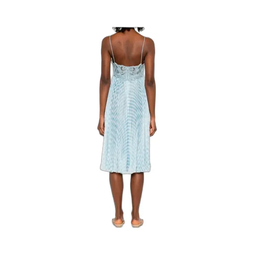 Embroidered Strap Dress