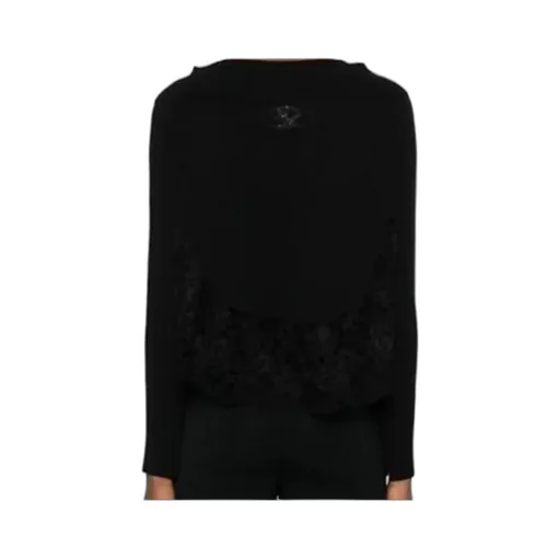 Lace-Detail Sweater