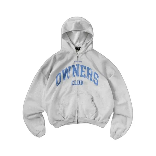 Represent Owners Club Zip Through Hoodie
